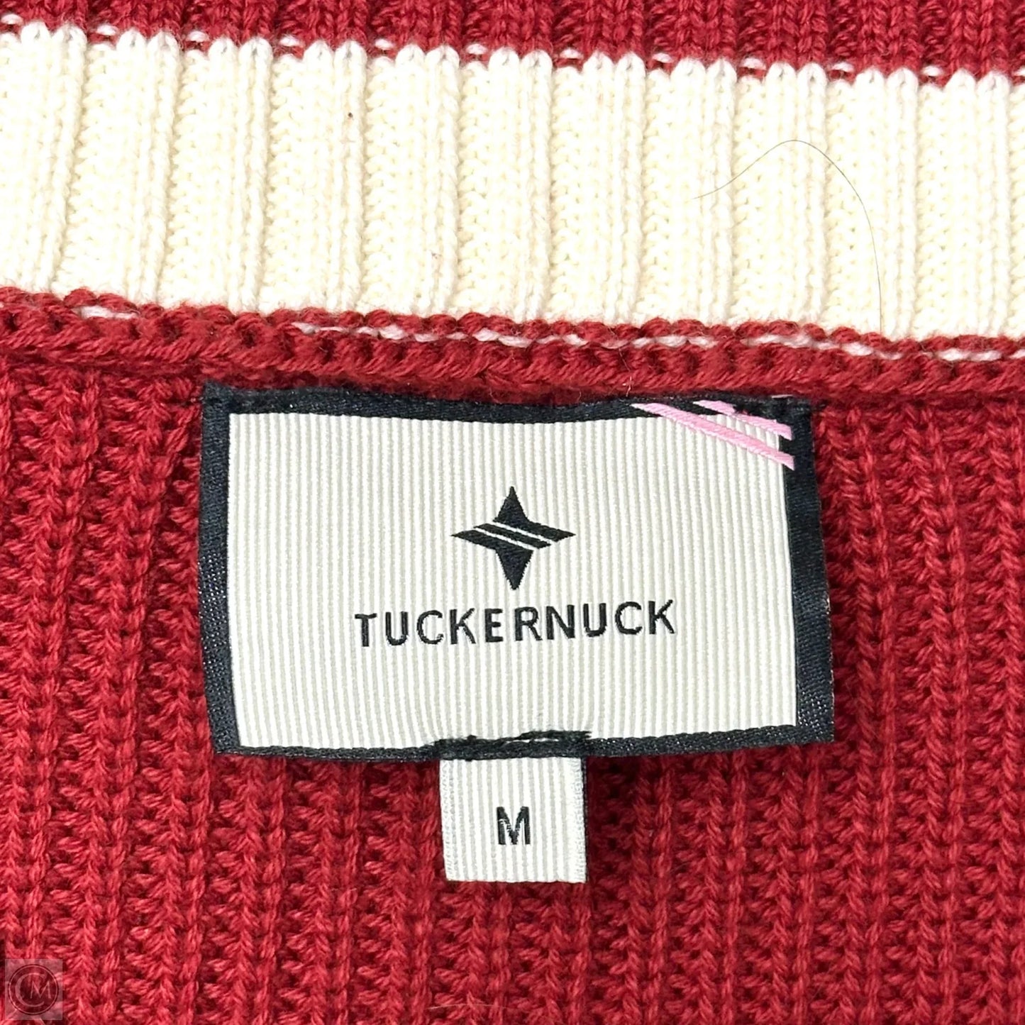 Sweater By Tuckernuck In Red & White, Size: M