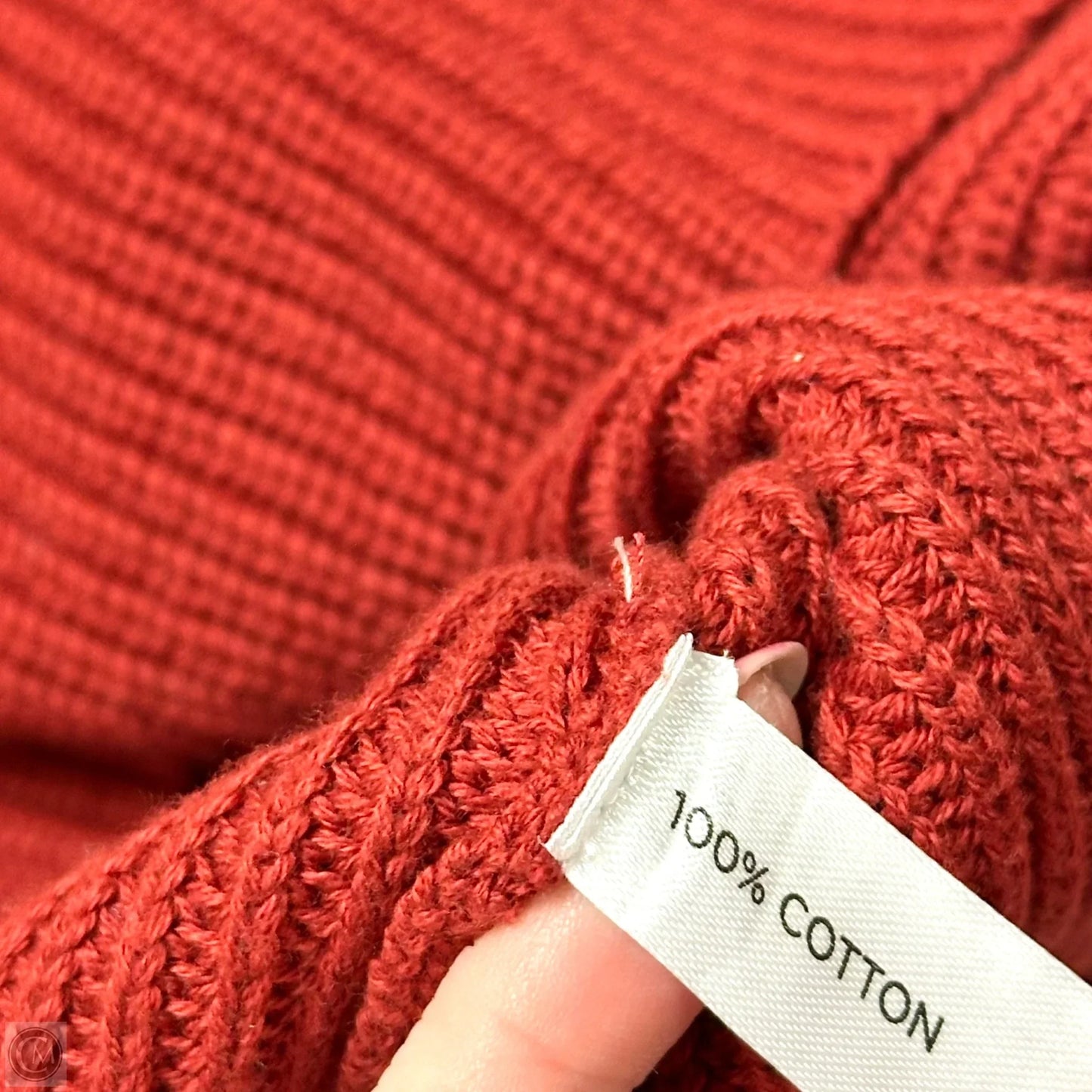 Sweater By Tuckernuck In Red & White, Size: M