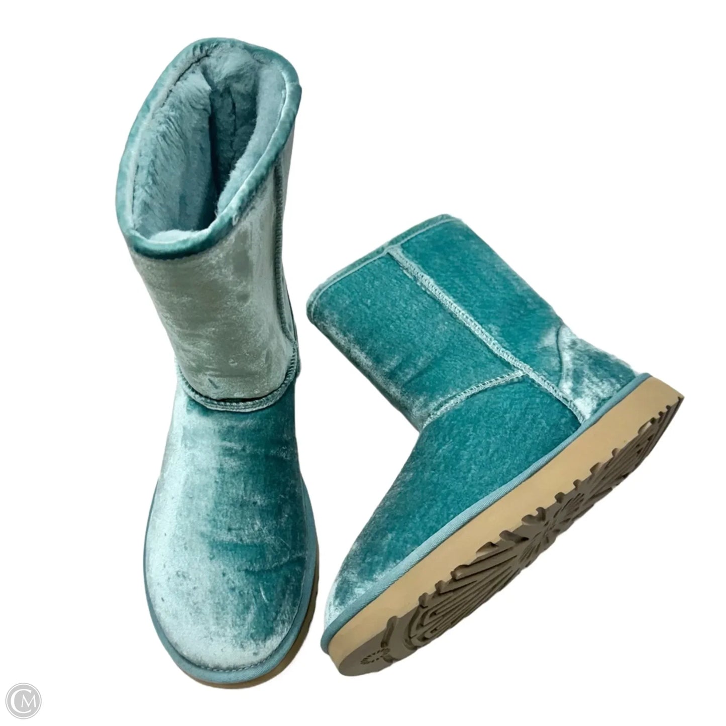 Boots Designer By Ugg In Blue, Size: 11