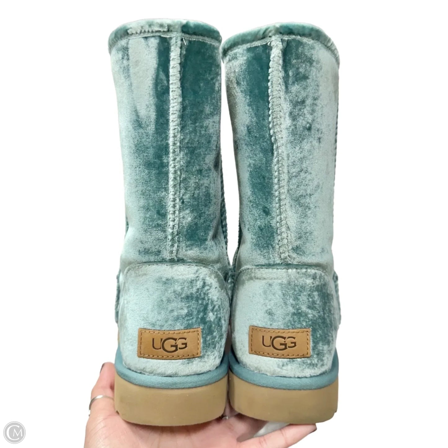 Boots Designer By Ugg In Blue, Size: 11