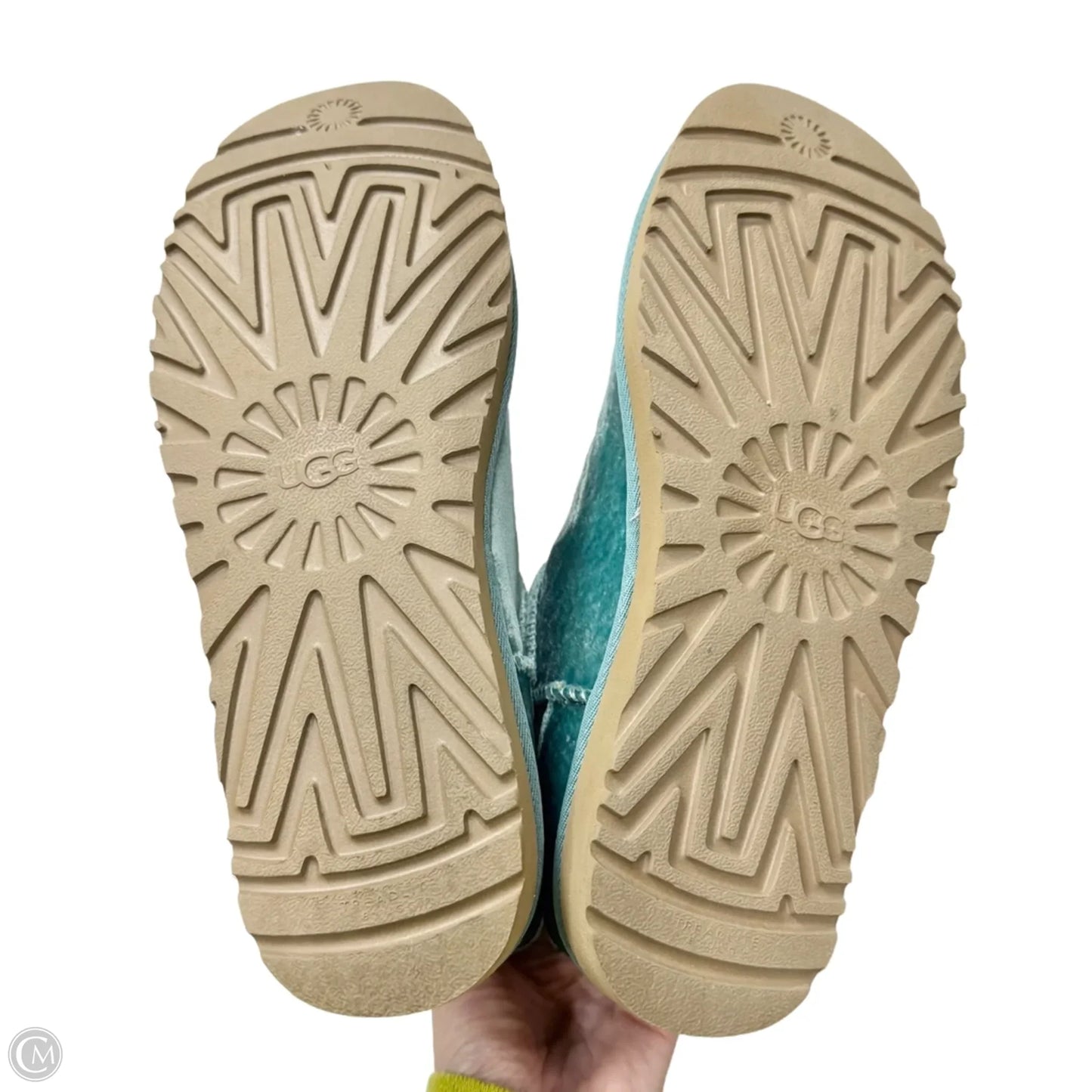 Boots Designer By Ugg In Blue, Size: 11