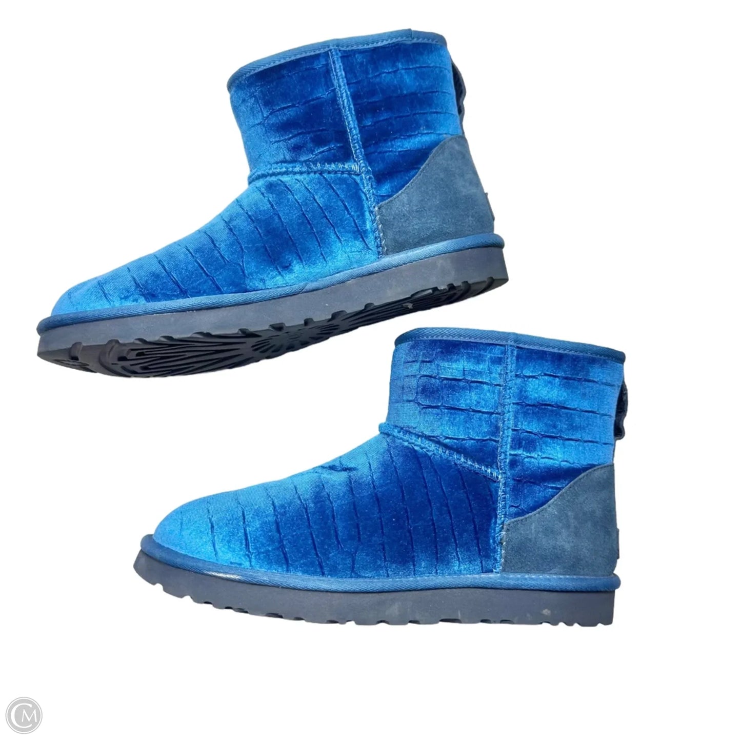 Boots Designer By Ugg In Blue, Size: 11