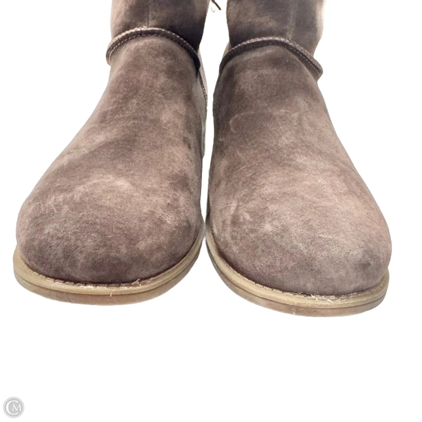Boots Designer By Ugg In Brown, Size: 12