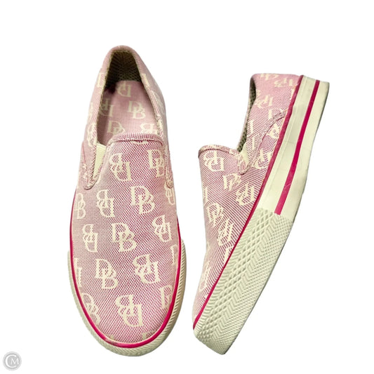 Shoes Designer By Dooney And Bourke In Red & White, Size: 7