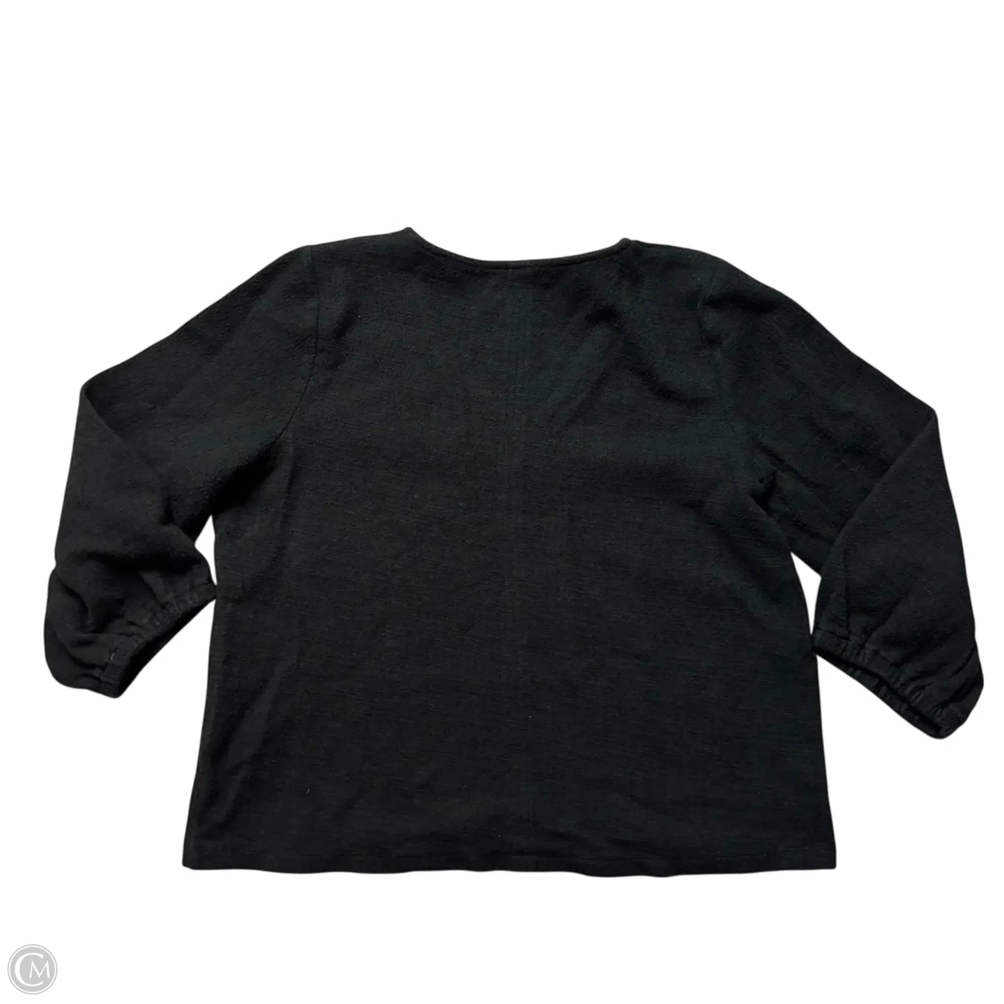 Top Long Sleeve By Madewell In Black, Size: L