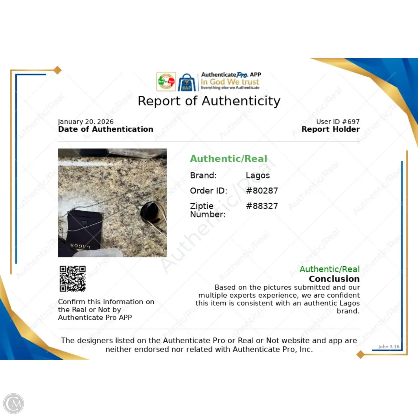 Necklace Luxury Designer By Lagos