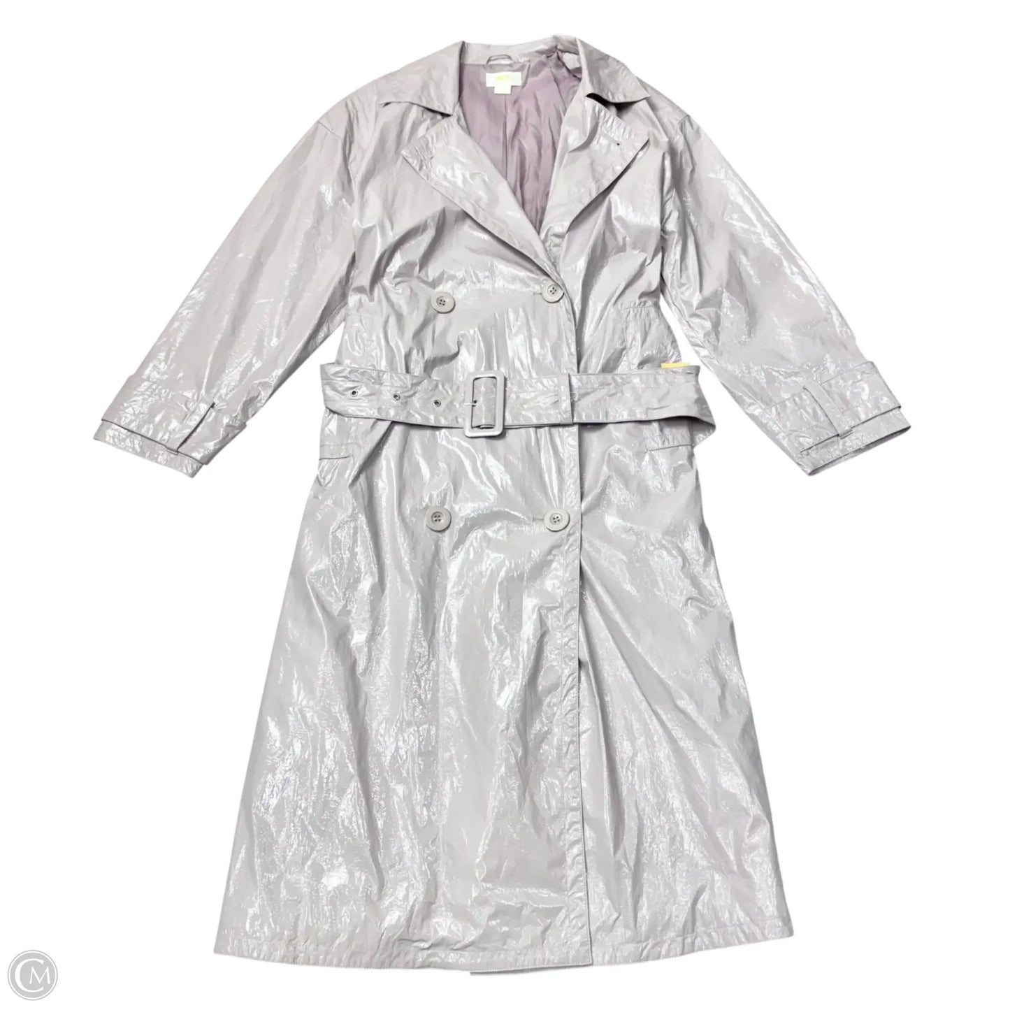 Coat Raincoat By Maeve In Purple, Size: S