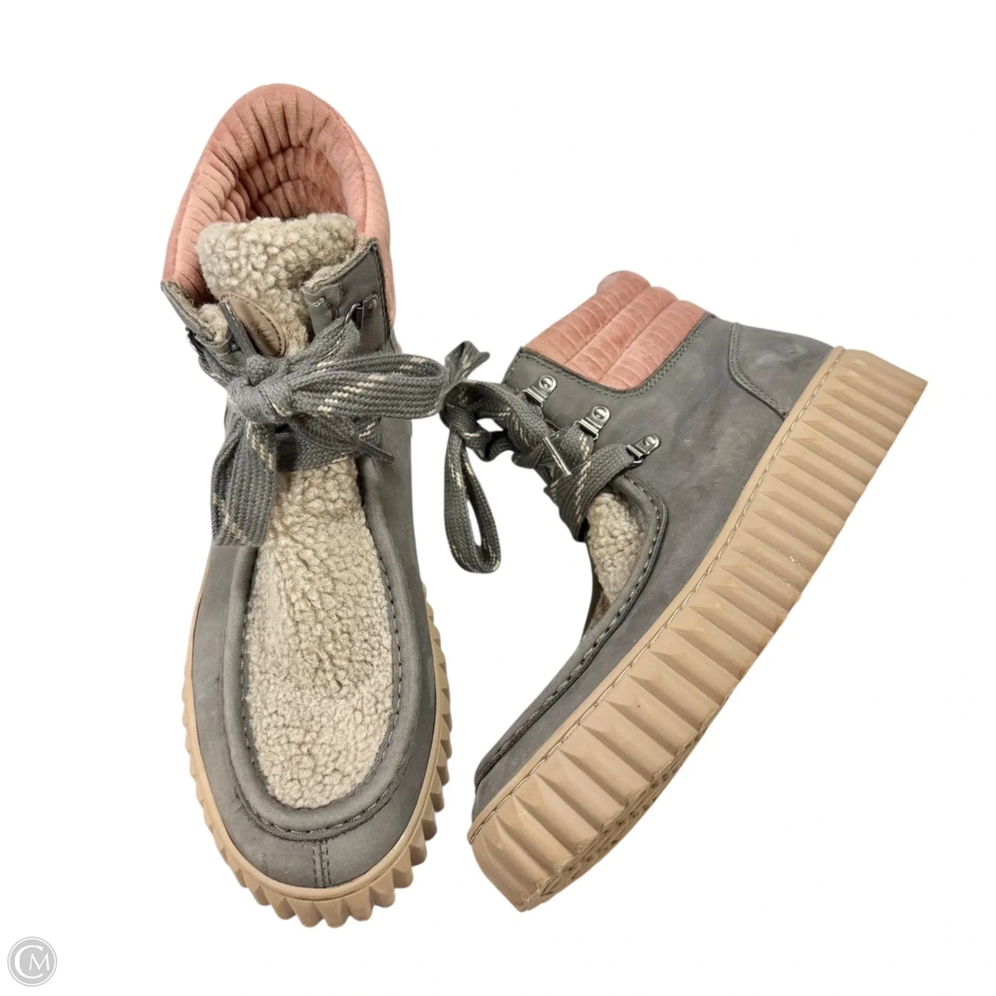 Boots Snow By Sam Edelman In Grey & Pink, Size: 11