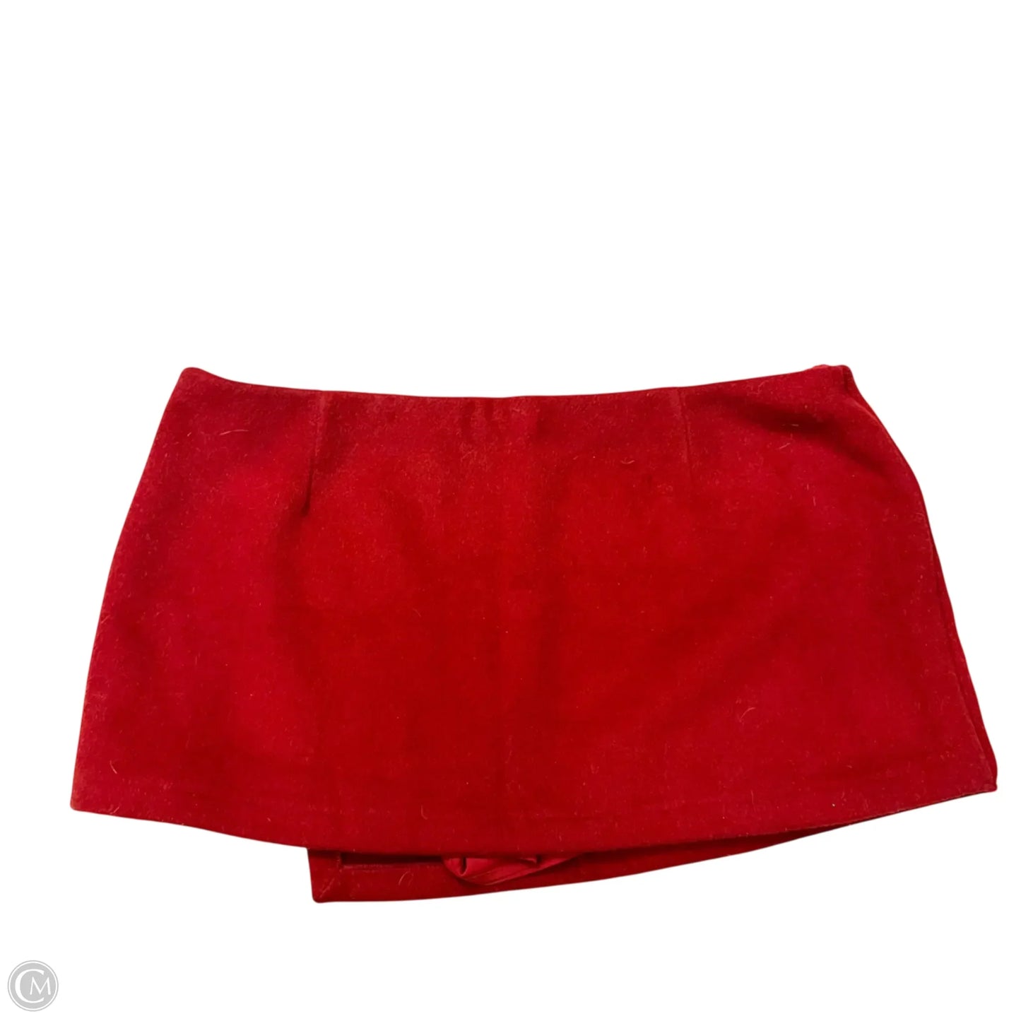 Skirt Mini & Short By Abercrombie And Fitch In Red, Size: Xxl