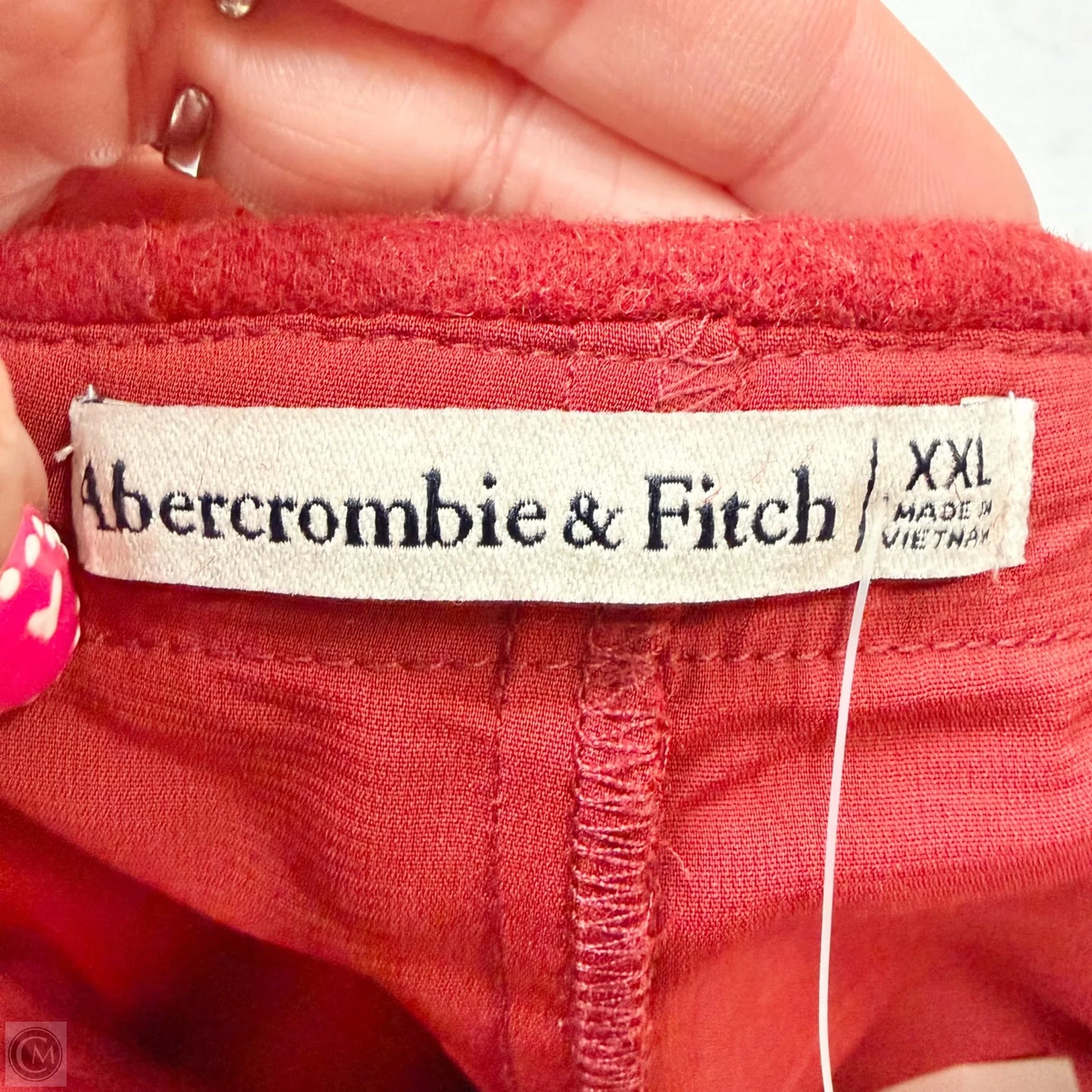 Skirt Mini & Short By Abercrombie And Fitch In Red, Size: Xxl