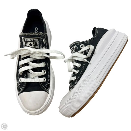 Shoes Sneakers By Converse In Black & White, Size: 5.5