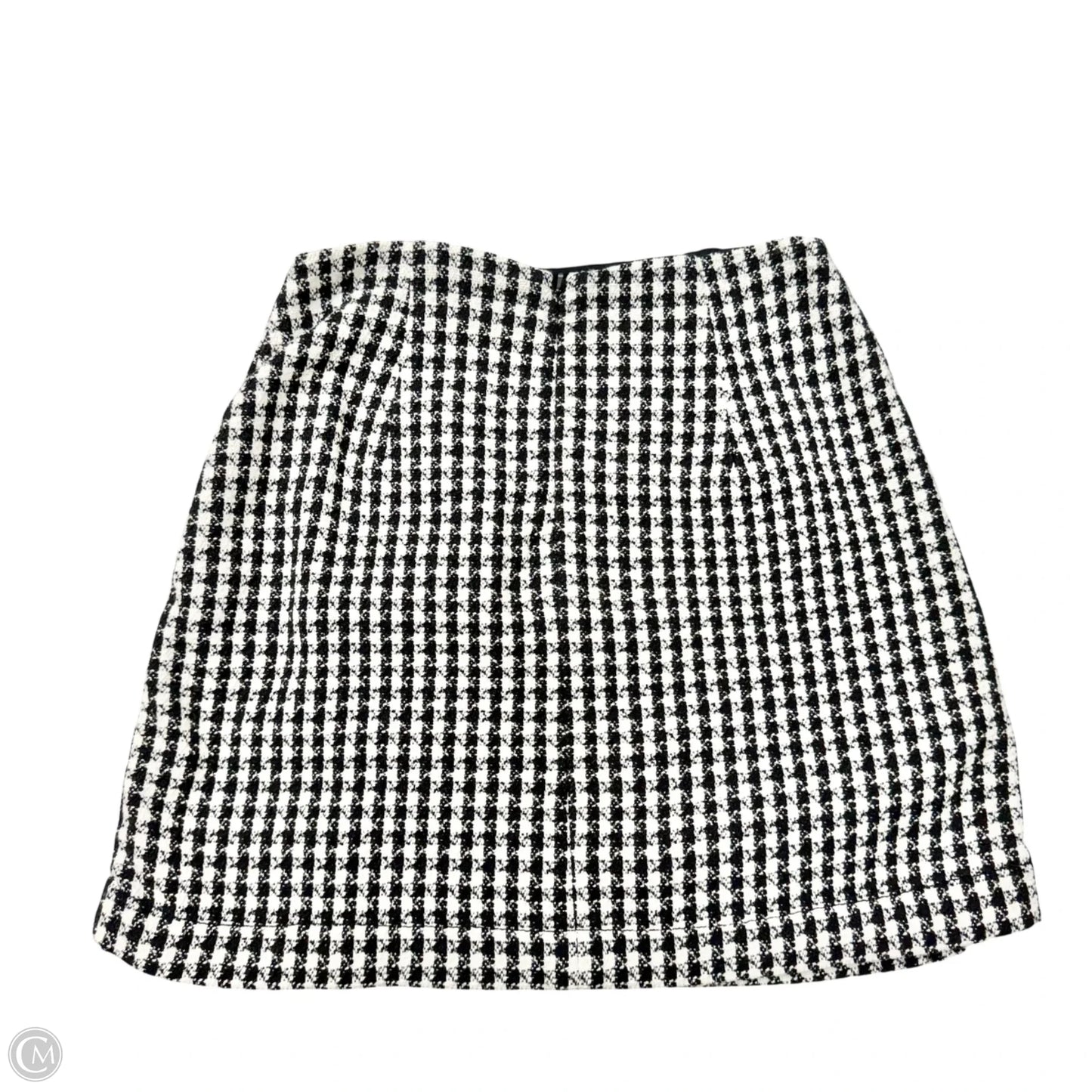 Skirt Mini & Short By Maeve In Black & White, Size: 0
