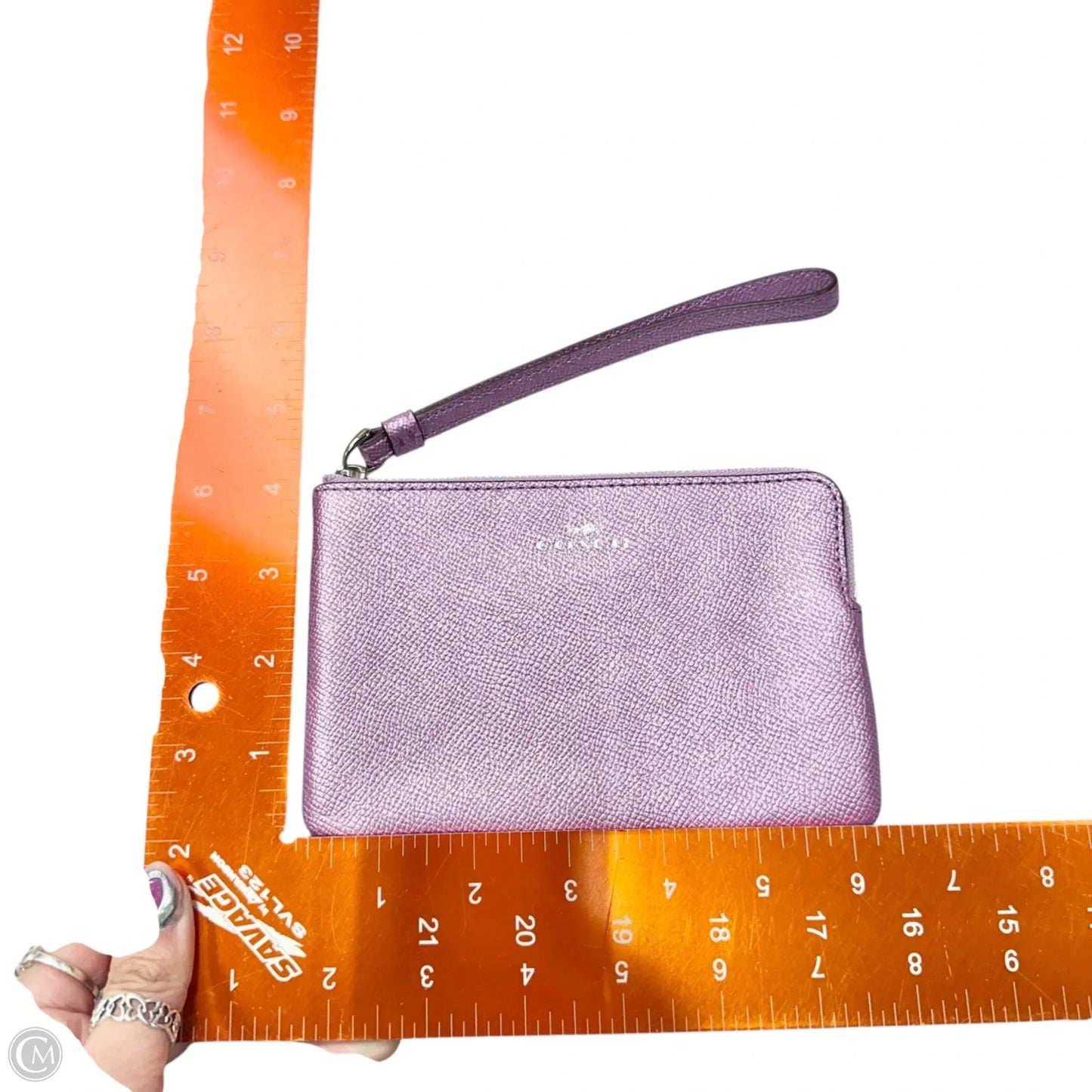 Wristlet Designer By Coach, Size: Medium