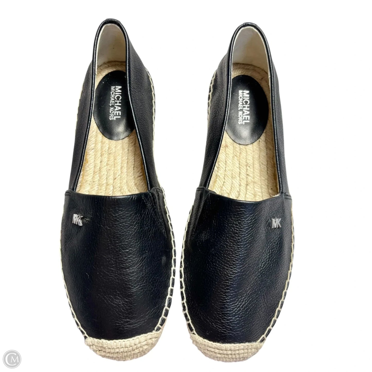 Shoes Flats By Michael By Michael Kors In Black & Cream, Size: 7