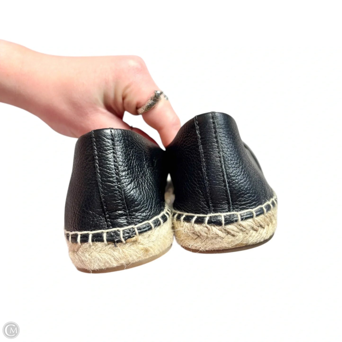 Shoes Flats By Michael By Michael Kors In Black & Cream, Size: 7