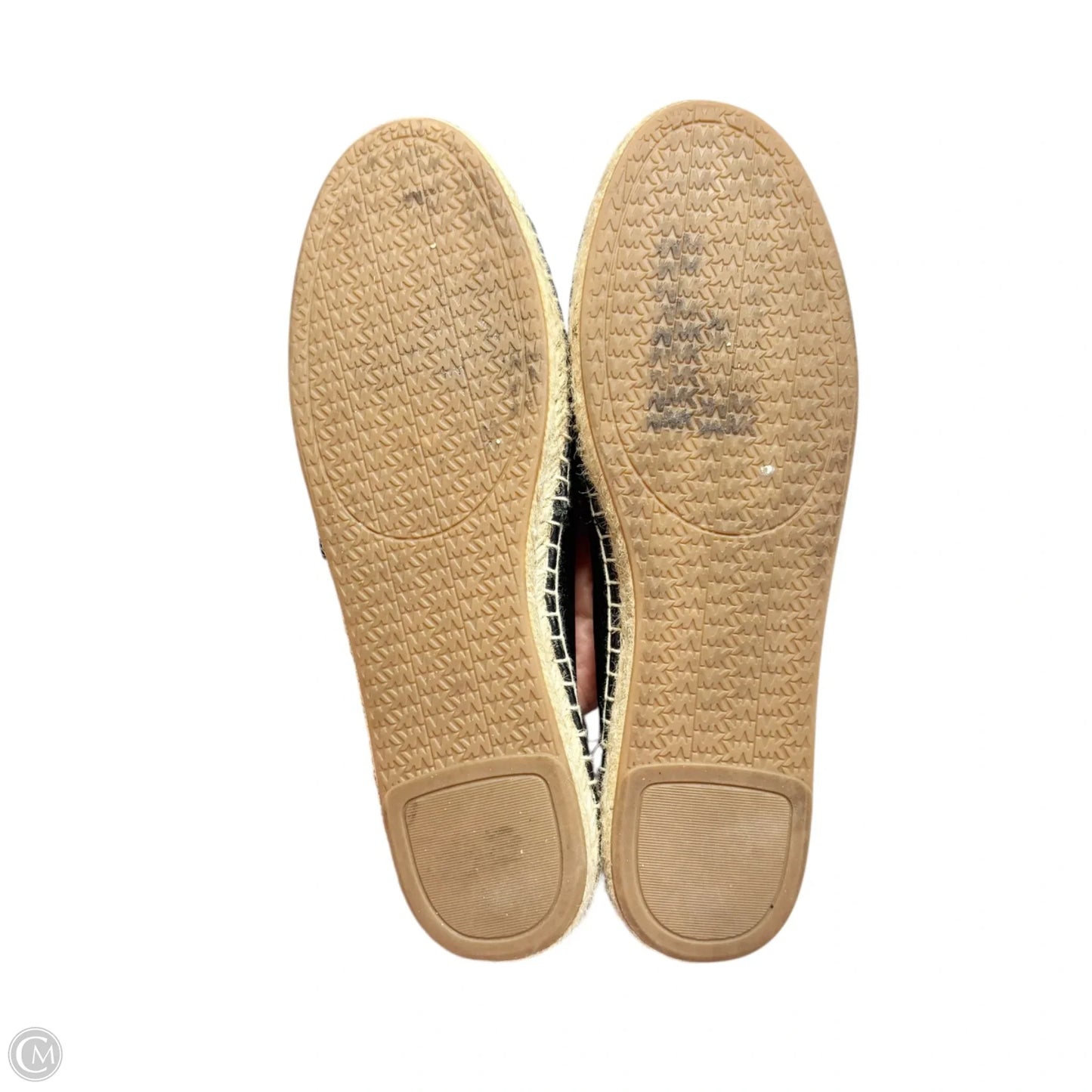 Shoes Flats By Michael By Michael Kors In Black & Cream, Size: 7