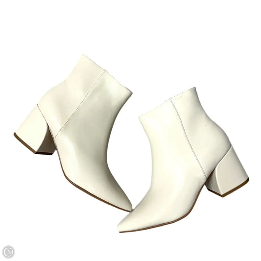 Boots Combat By Madden Girl In White, Size: 9.5