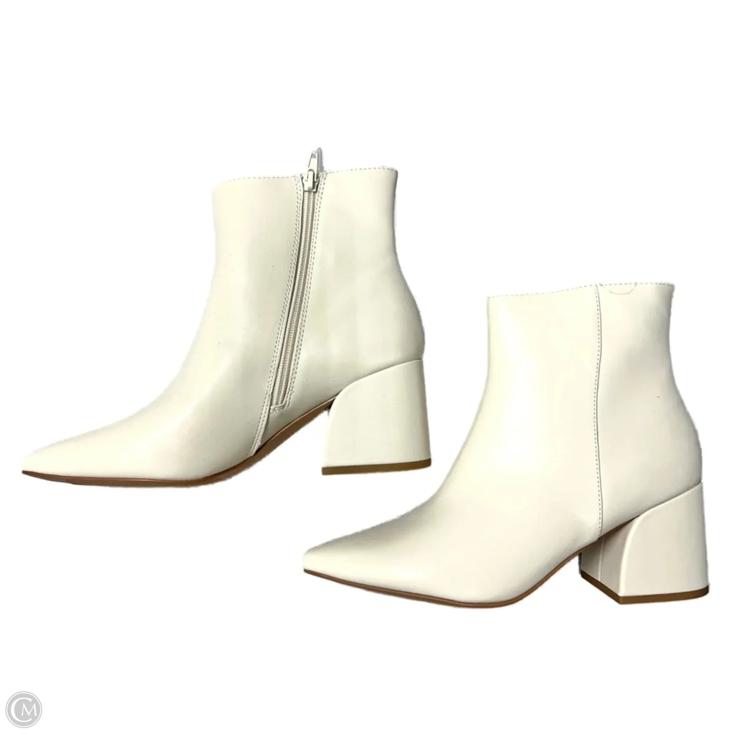 Boots Combat By Madden Girl In White, Size: 9.5
