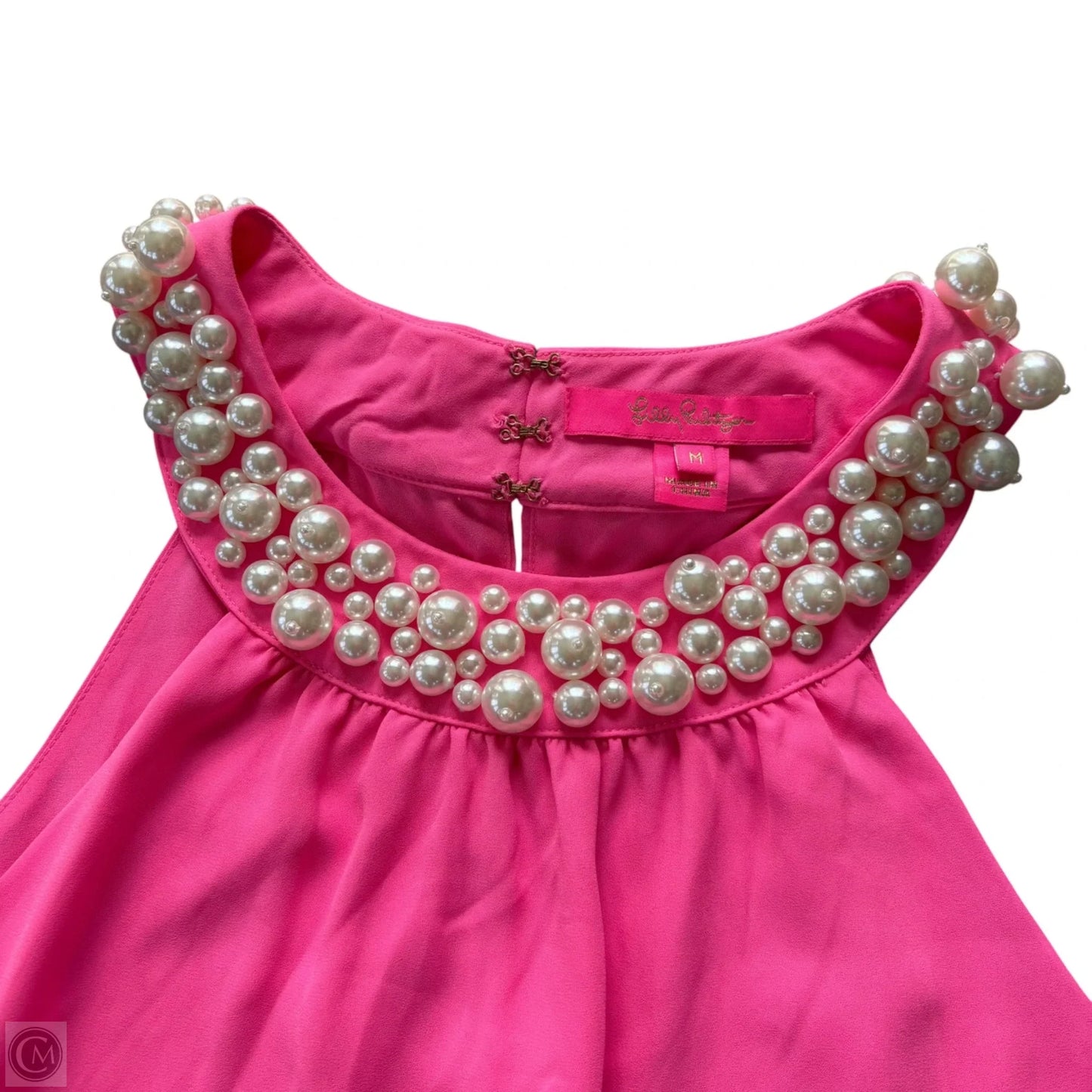 Top Sleeveless Designer By Lilly Pulitzer In Pink, Size: M