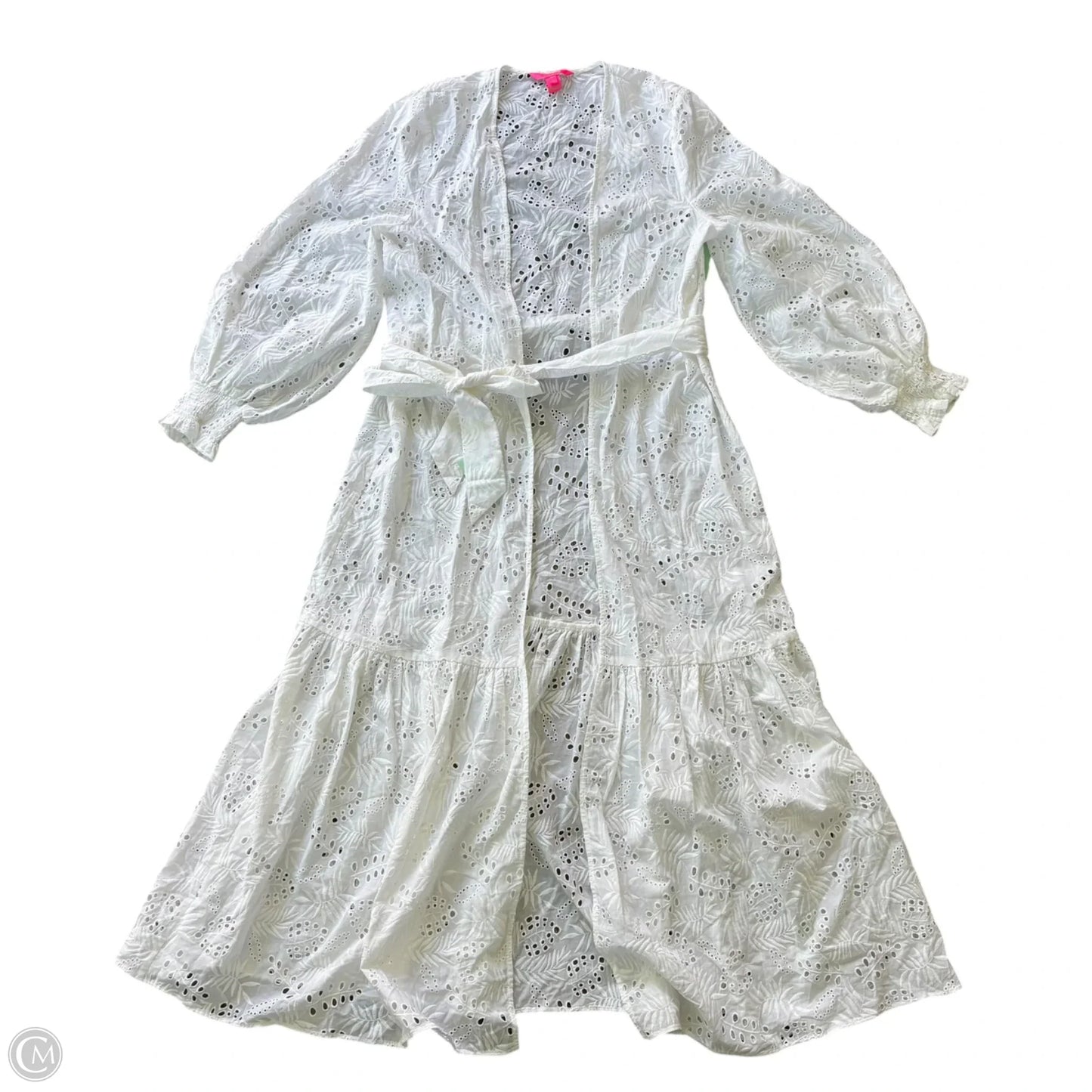 Cardigan Designer By Lilly Pulitzer In White, Size: S
