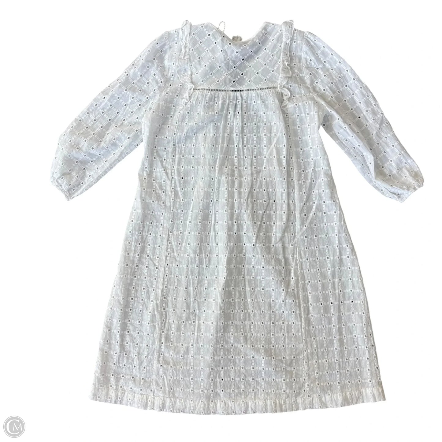 Dress Casual Midi By Anthropologie In White, Size: Xs