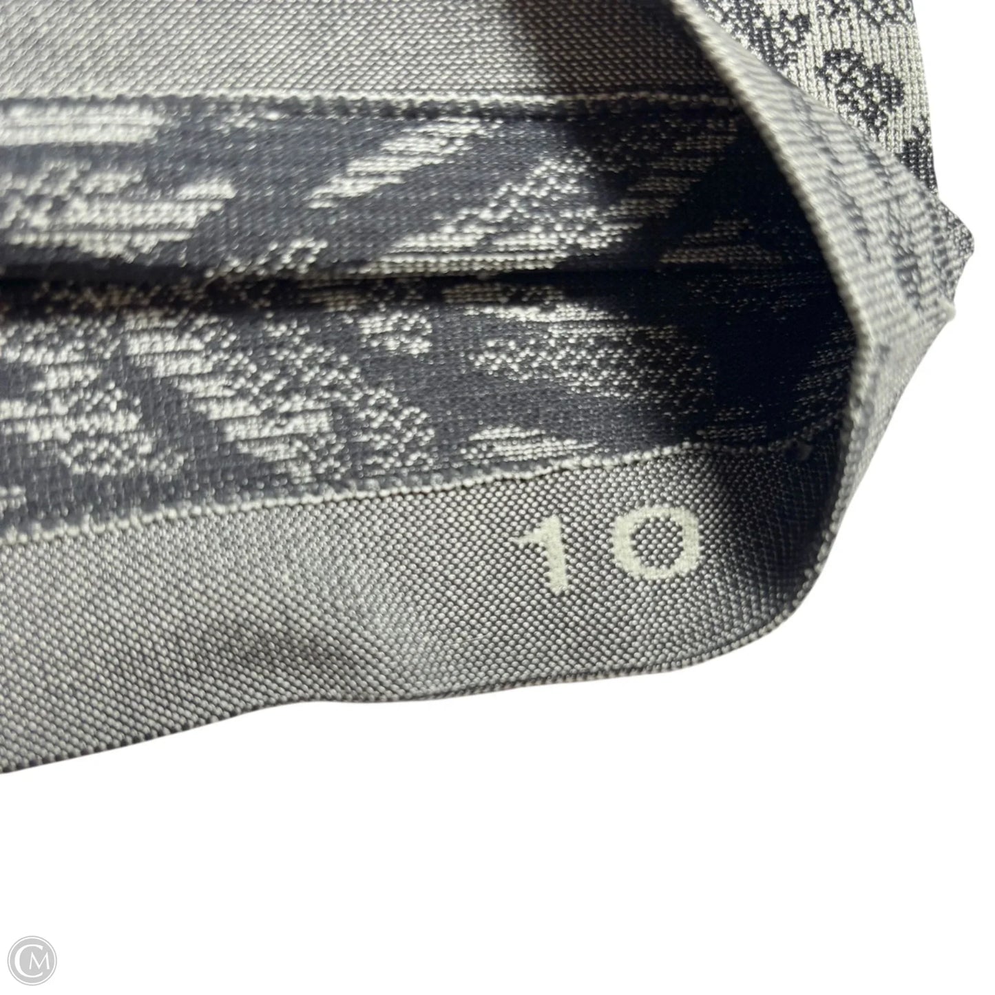Athletic Top Short Sleeve By Lululemon In Black & Grey, Size: M