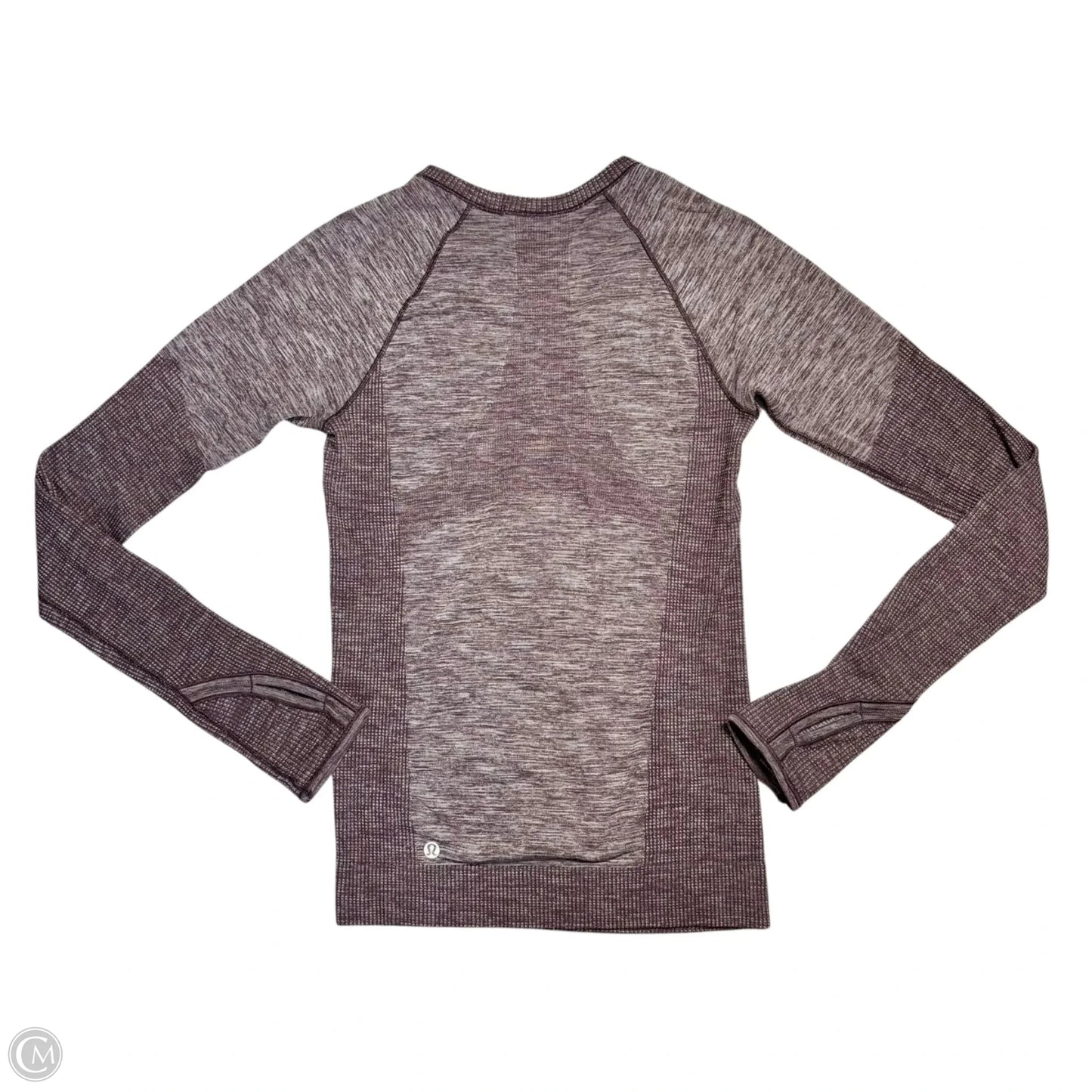 Athletic Top Long Sleeve Crewneck By Lululemon In Purple, Size: S