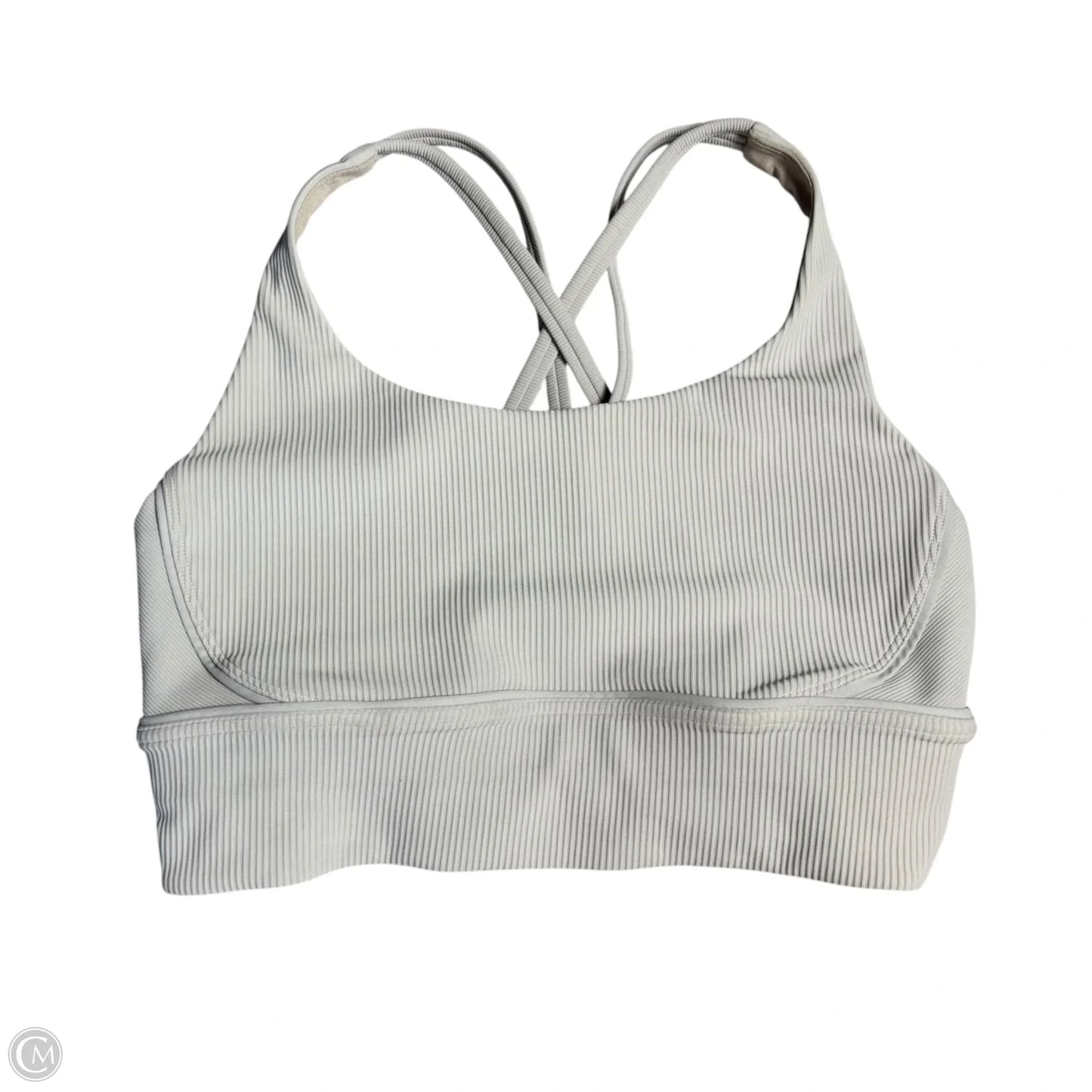 Athletic Bra By Lululemon In Grey, Size: M