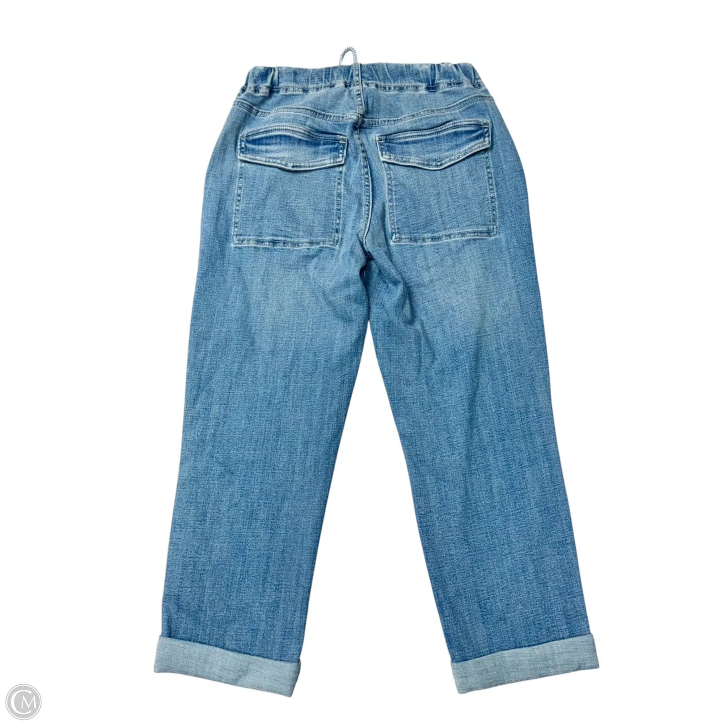 Jeans Cropped By Liverpool In Blue Denim, Size: 4