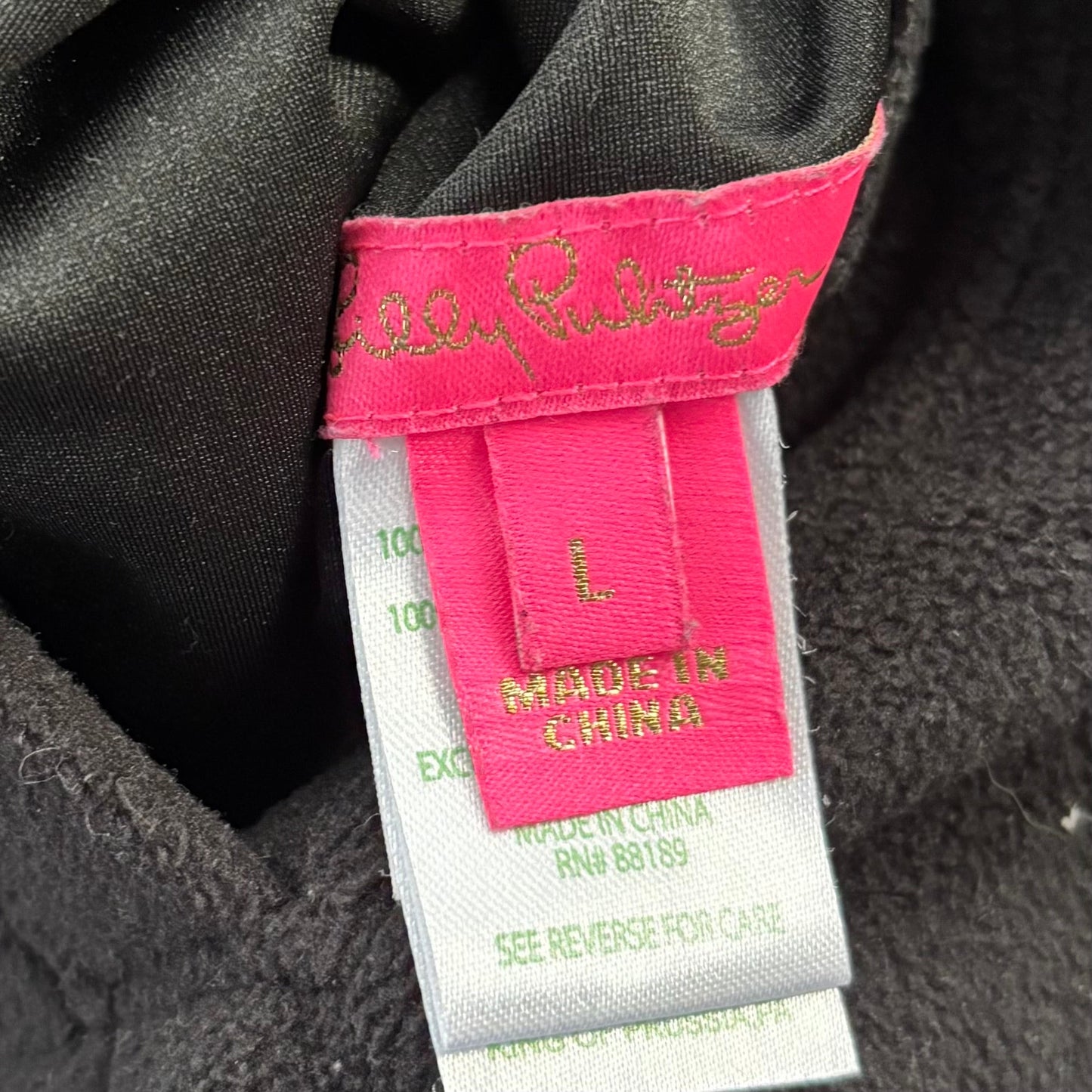 Vest Designer By Lilly Pulitzer In Black & White, Size: L