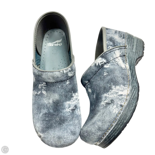 Sandals Heels Platform By Dansko In Grey, Size: 10.5