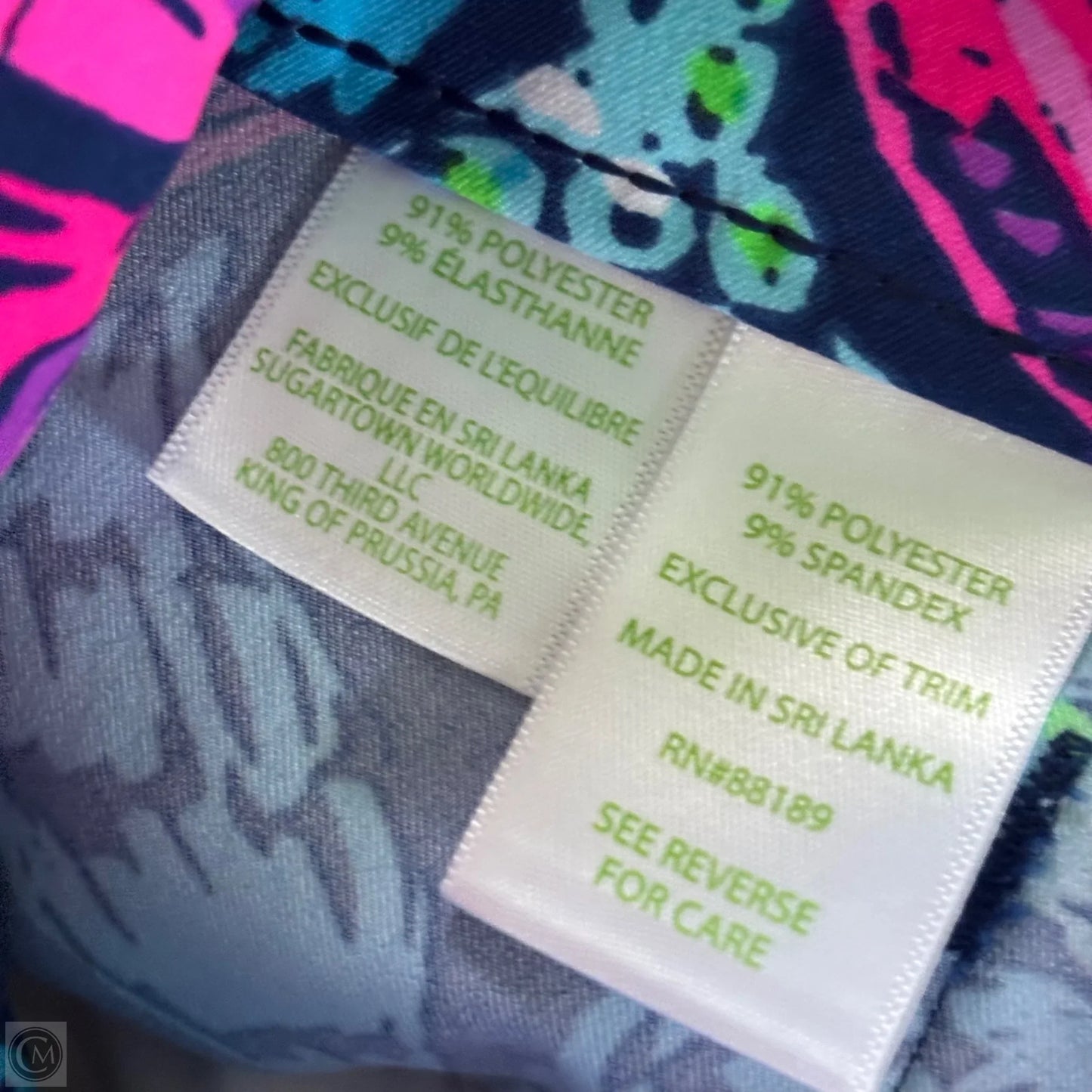 Pants Designer By Lilly Pulitzer In Blue & Purple, Size: S