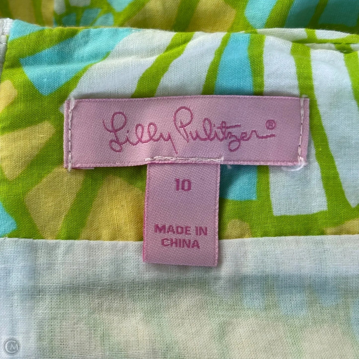 Skirt Designer By Lilly Pulitzer In Blue & Yellow, Size: M