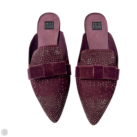 Shoes Flats By White House Black Market In Purple & Silver, Size: 10