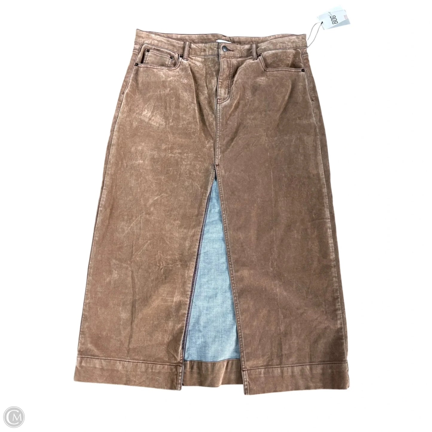 Skirt Maxi By Bdg In Brown, Size: Xl