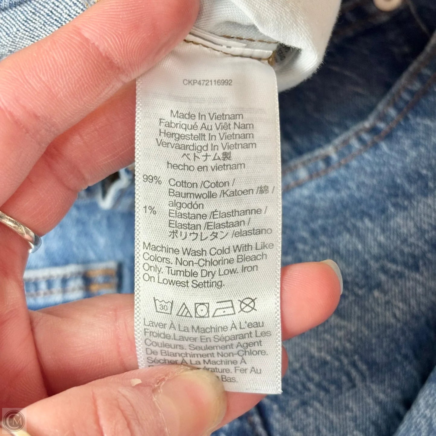 Jeans Wide Leg By Madewell In Blue Denim, Size: 4