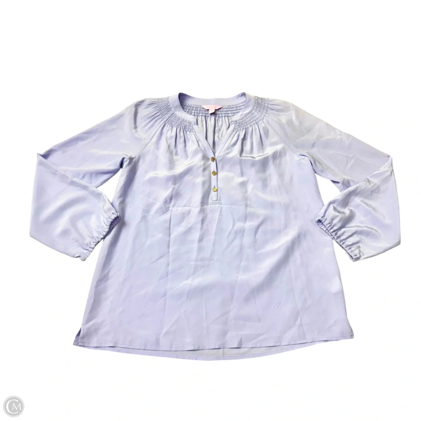 Blouse Designer By Lilly Pulitzer In Purple, Size: Xs