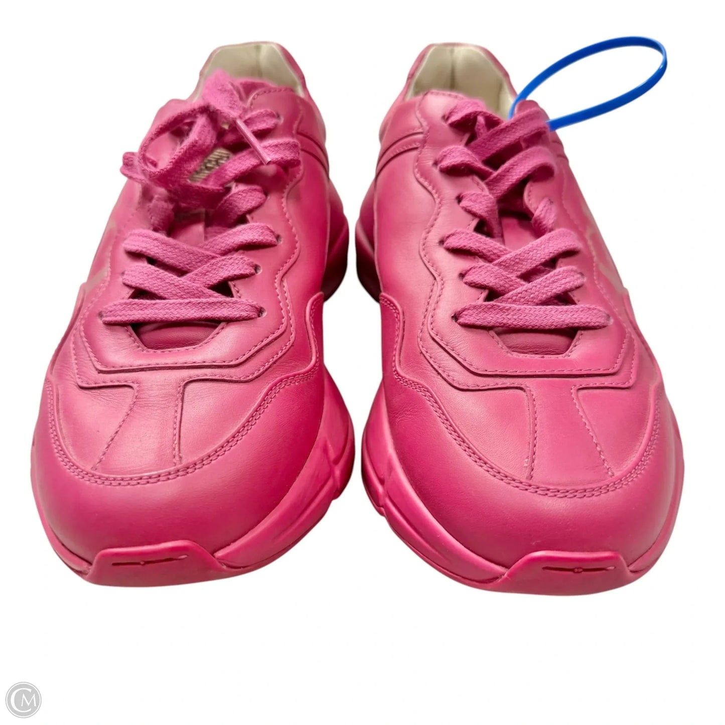 Shoes Luxury Designer By Gucci In Pink, Size: 6.5