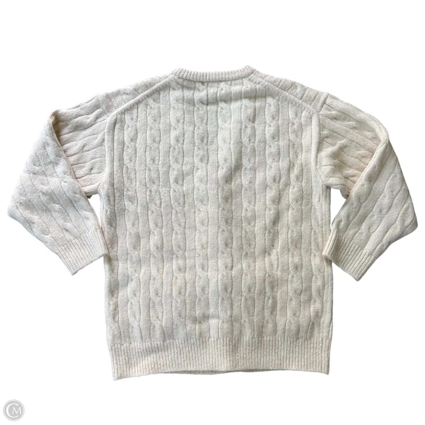 Sweater Cardigan By J. Crew In Cream, Size: Xs