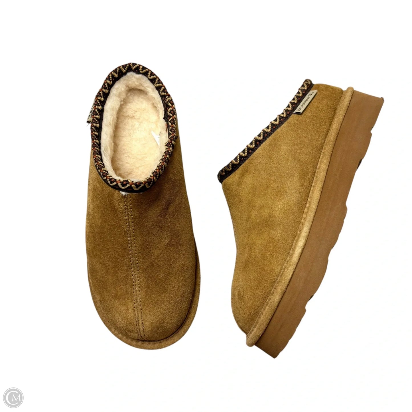 Shoes Flats By Bearpaw In Brown, Size: 8