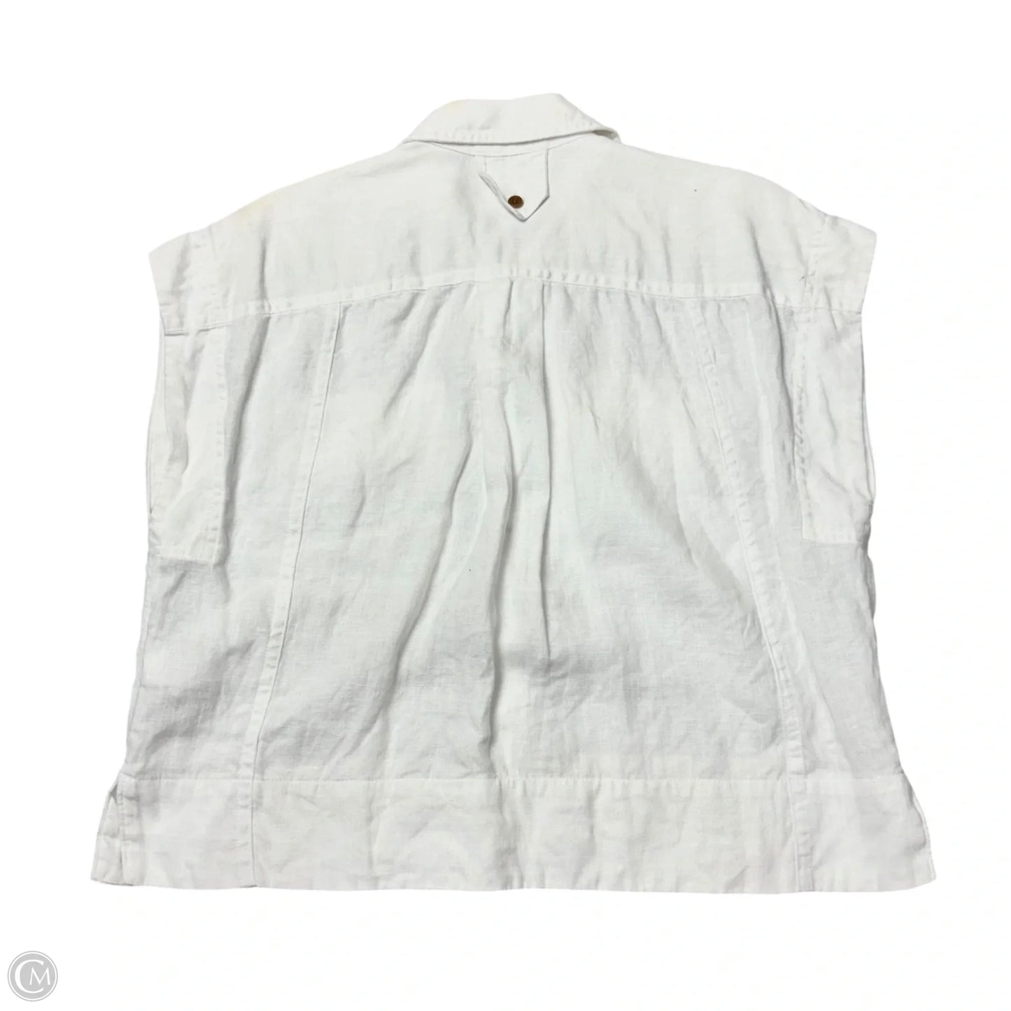 Blouse Short Sleeve By Madewell In White, Size: Xxs
