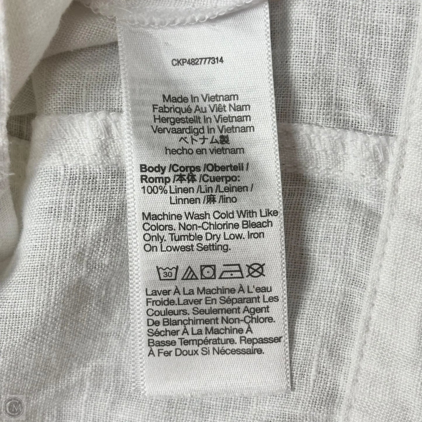 Blouse Short Sleeve By Madewell In White, Size: Xxs