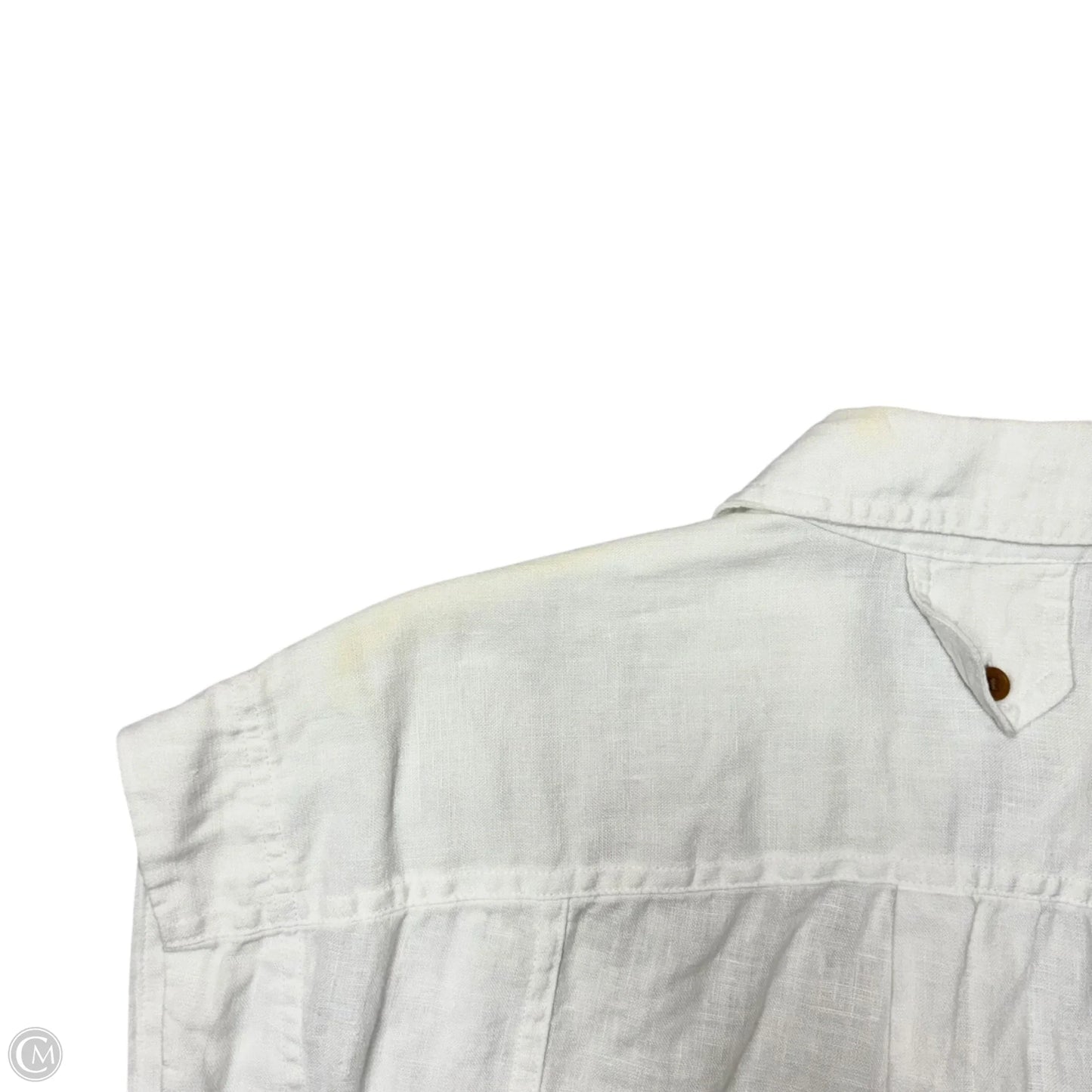 Blouse Short Sleeve By Madewell In White, Size: Xxs