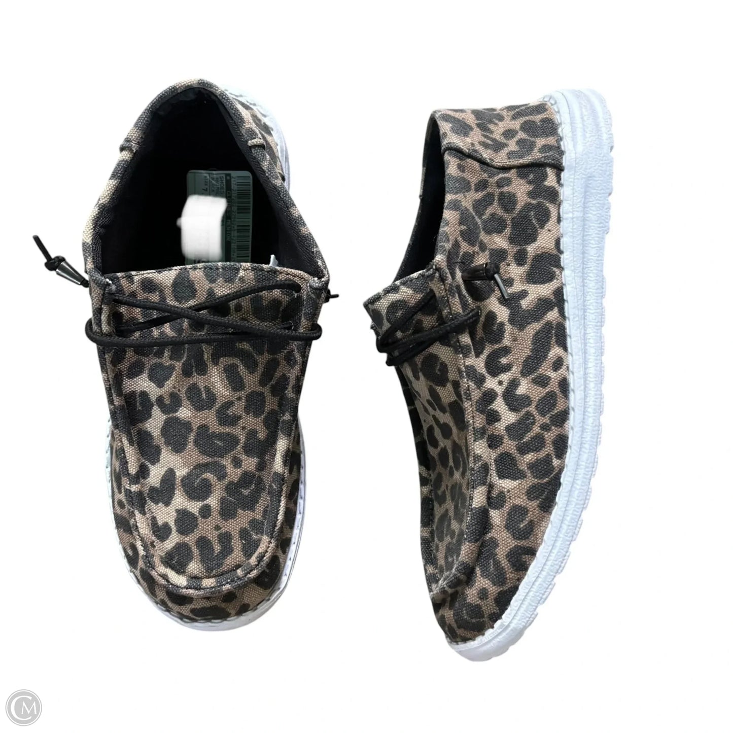 Shoes Flats In Animal Print, Size: 7.5