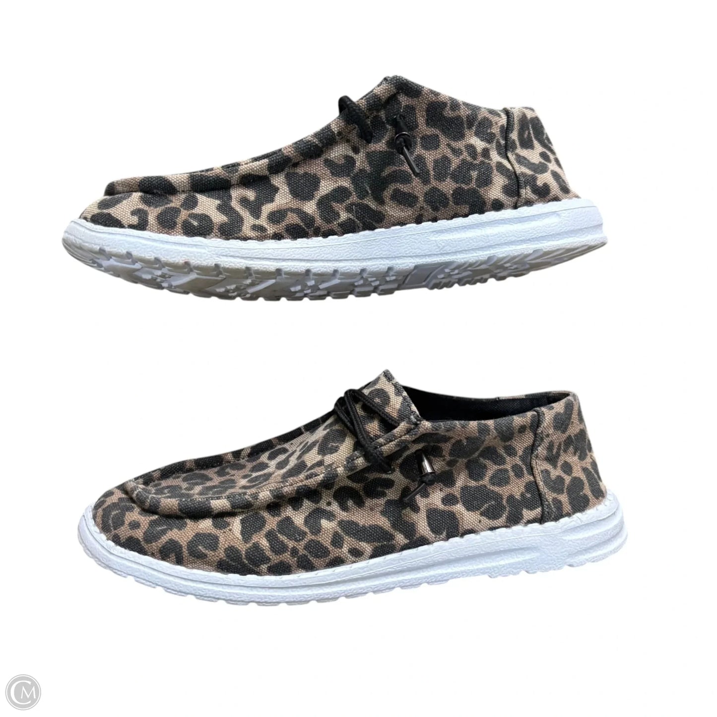 Shoes Flats In Animal Print, Size: 7.5