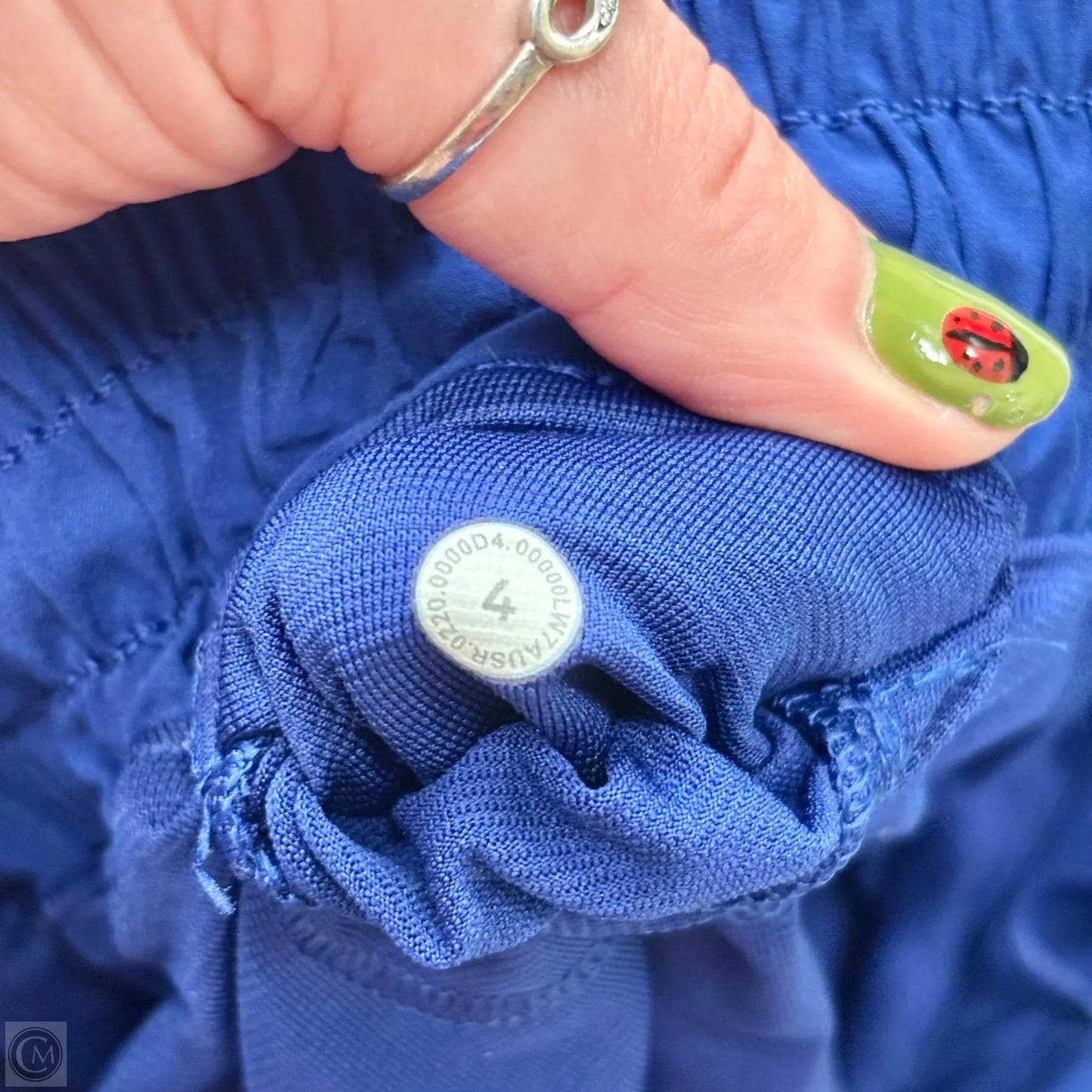 Athletic Shorts By Lululemon In Blue, Size: S