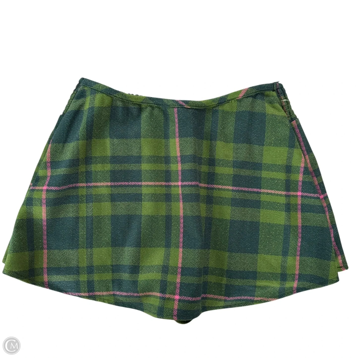 Skort Mini & Short By Free People In Blue & Green, Size: M