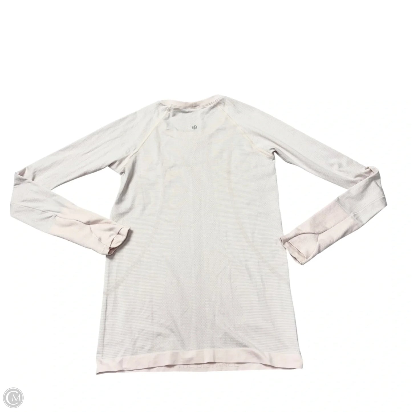 Athletic Top Long Sleeve Crewneck By Lululemon In Pink, Size: S