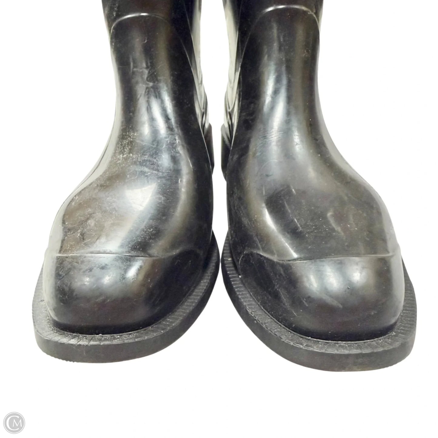 Boots Luxury Designer By Burberry In Plaid Pattern, Size: 6.5