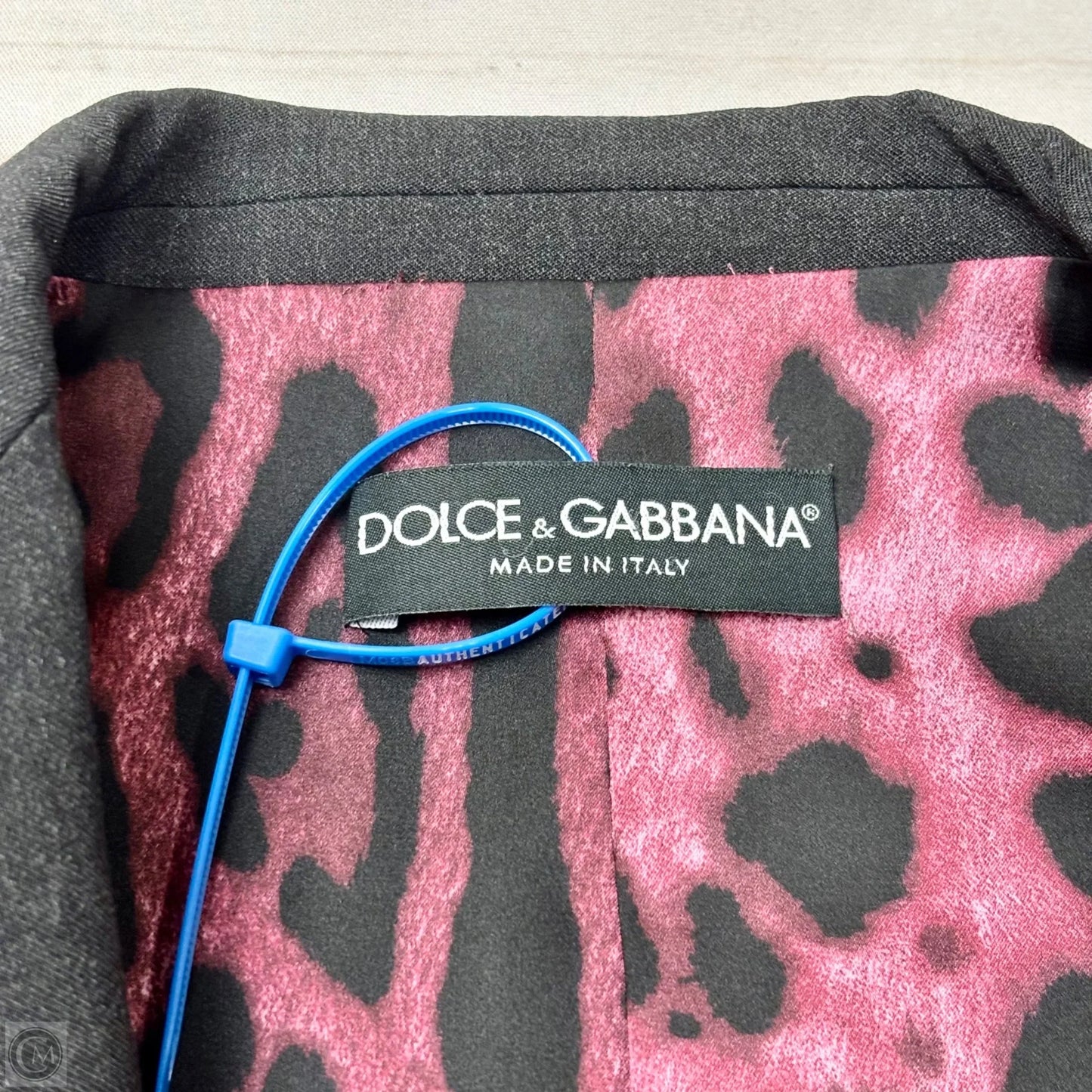 Blazer Luxury Designer By Dolce And Gabbana In Black, Size: M